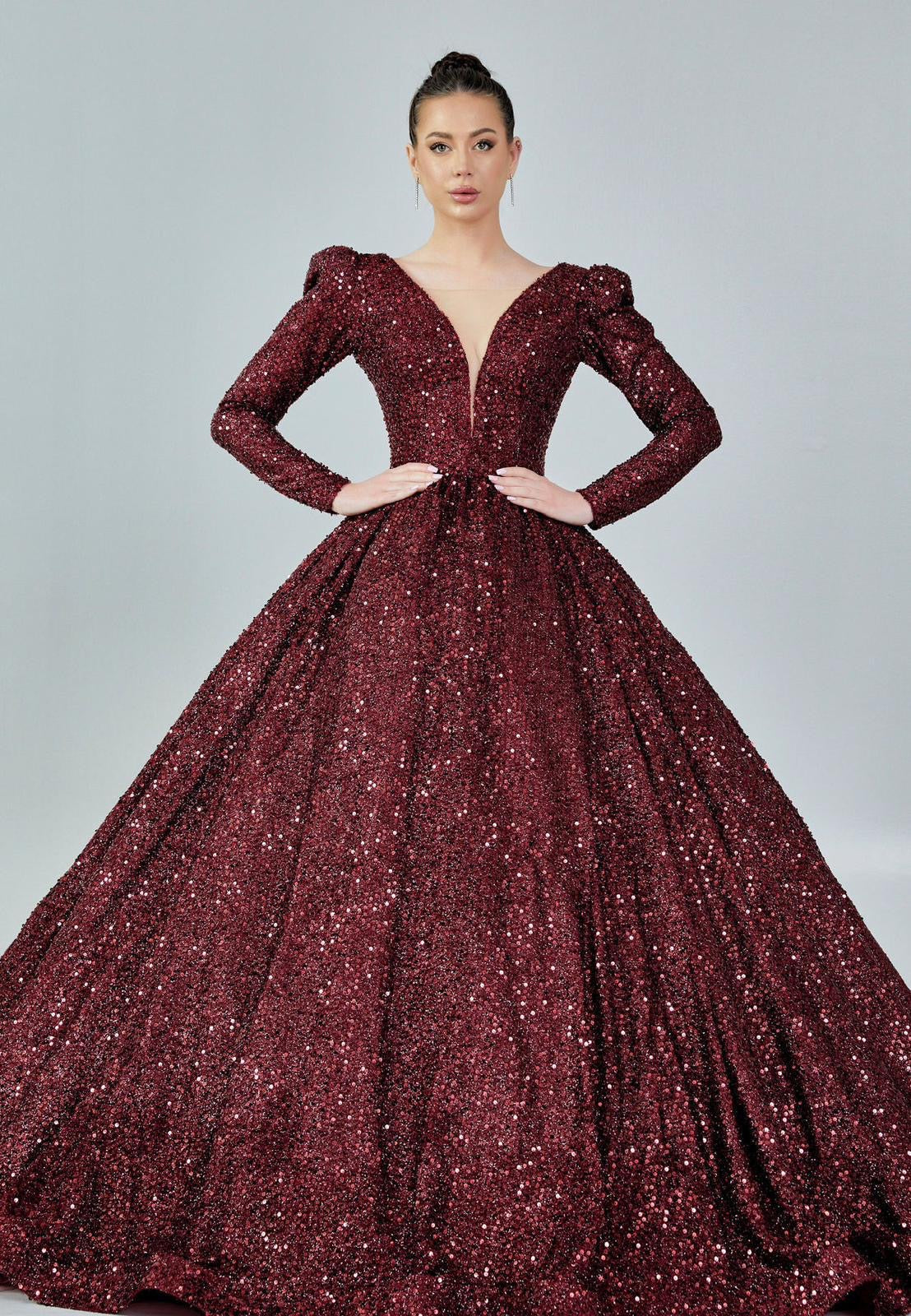 BORDEAUX QUEEN DRESS