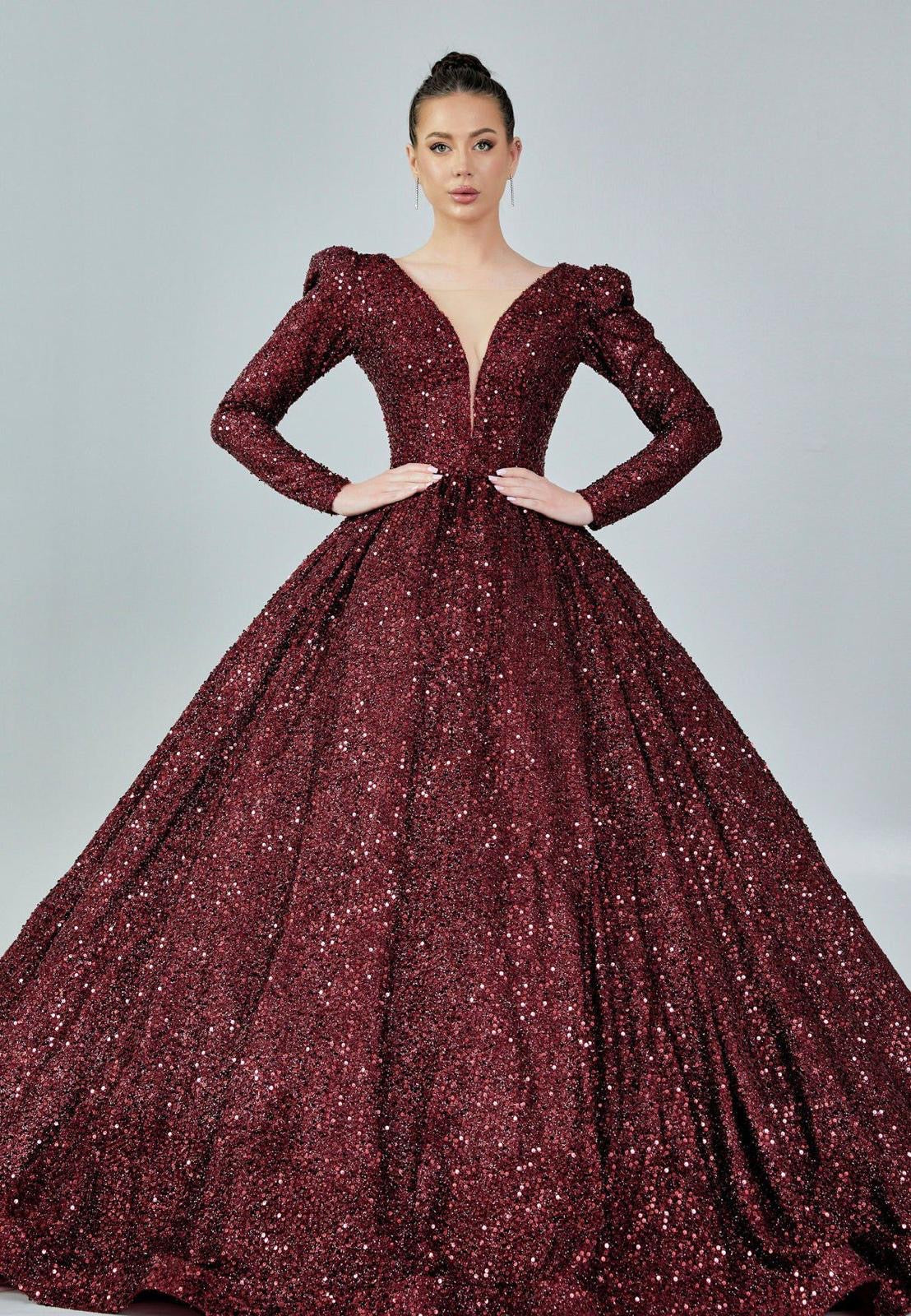 BORDEAUX QUEEN DRESS