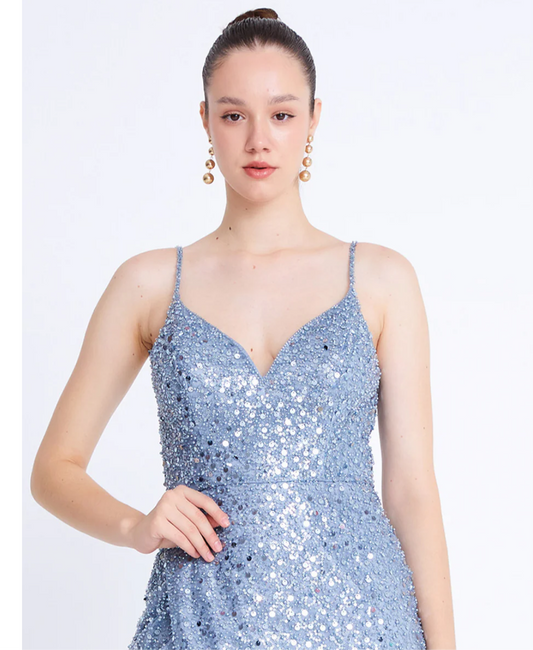 LANA DRESS BLUE