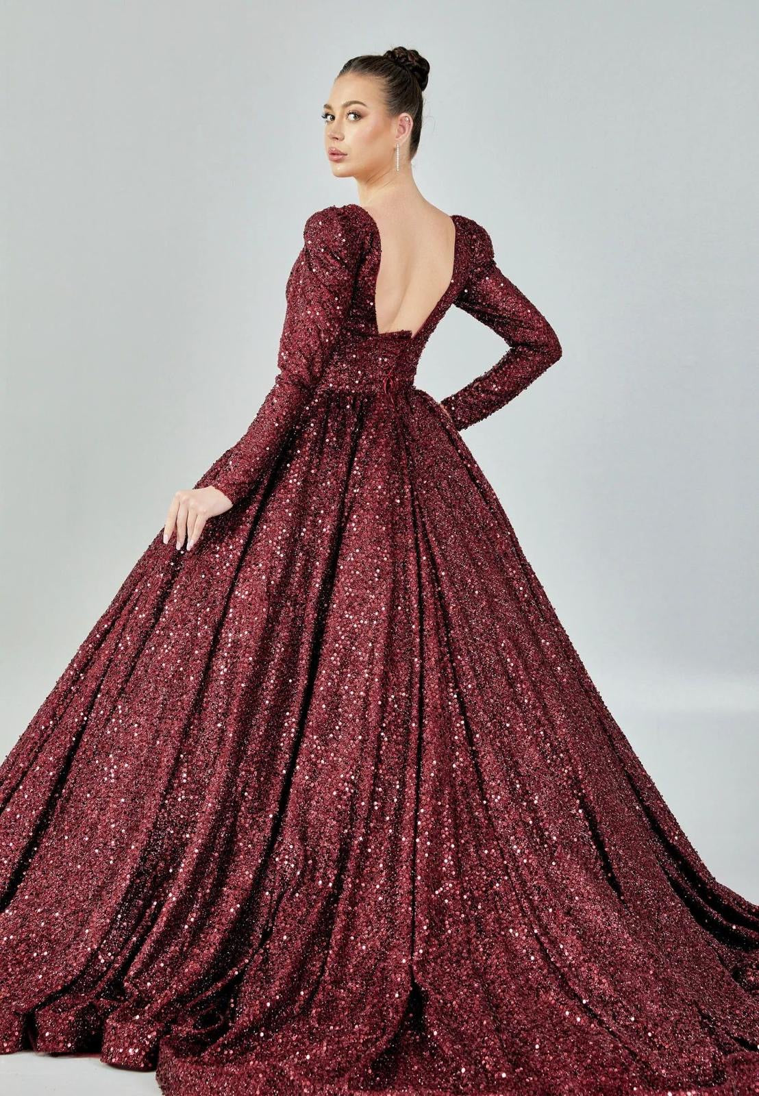 BORDEAUX QUEEN DRESS