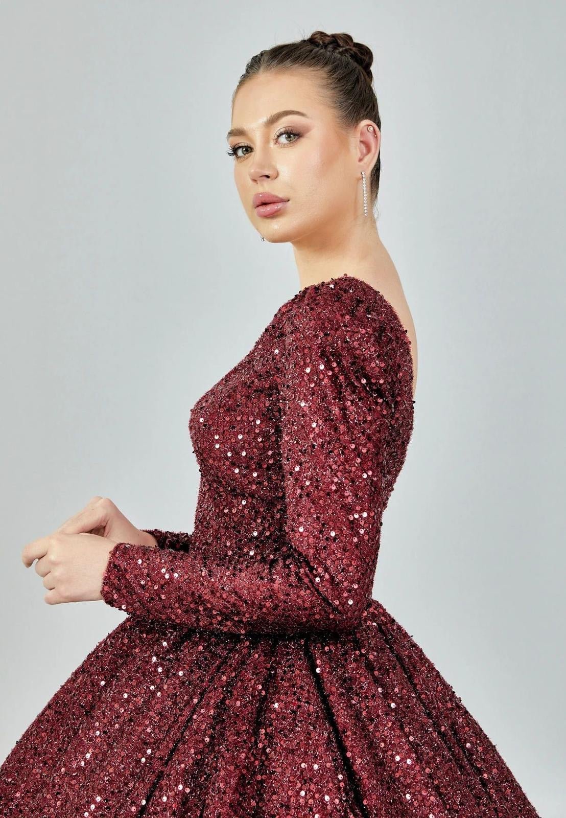 BORDEAUX QUEEN DRESS