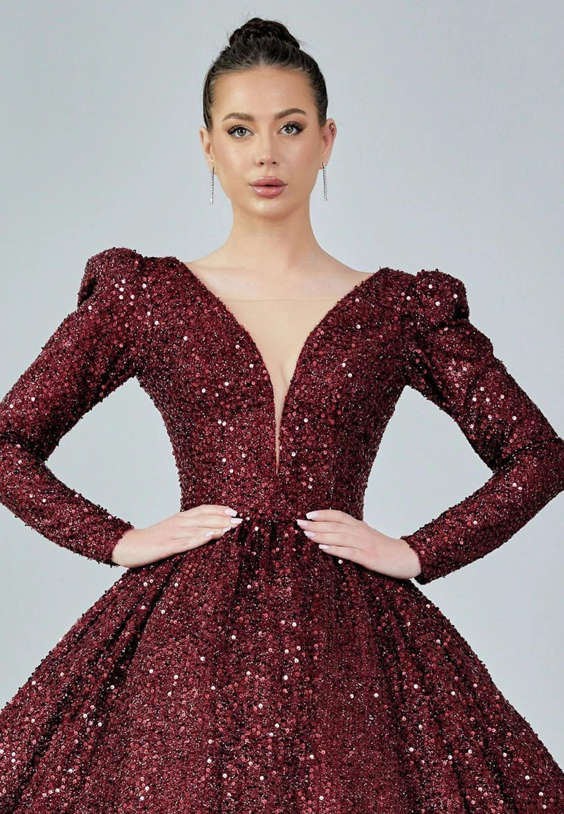 BORDEAUX QUEEN DRESS