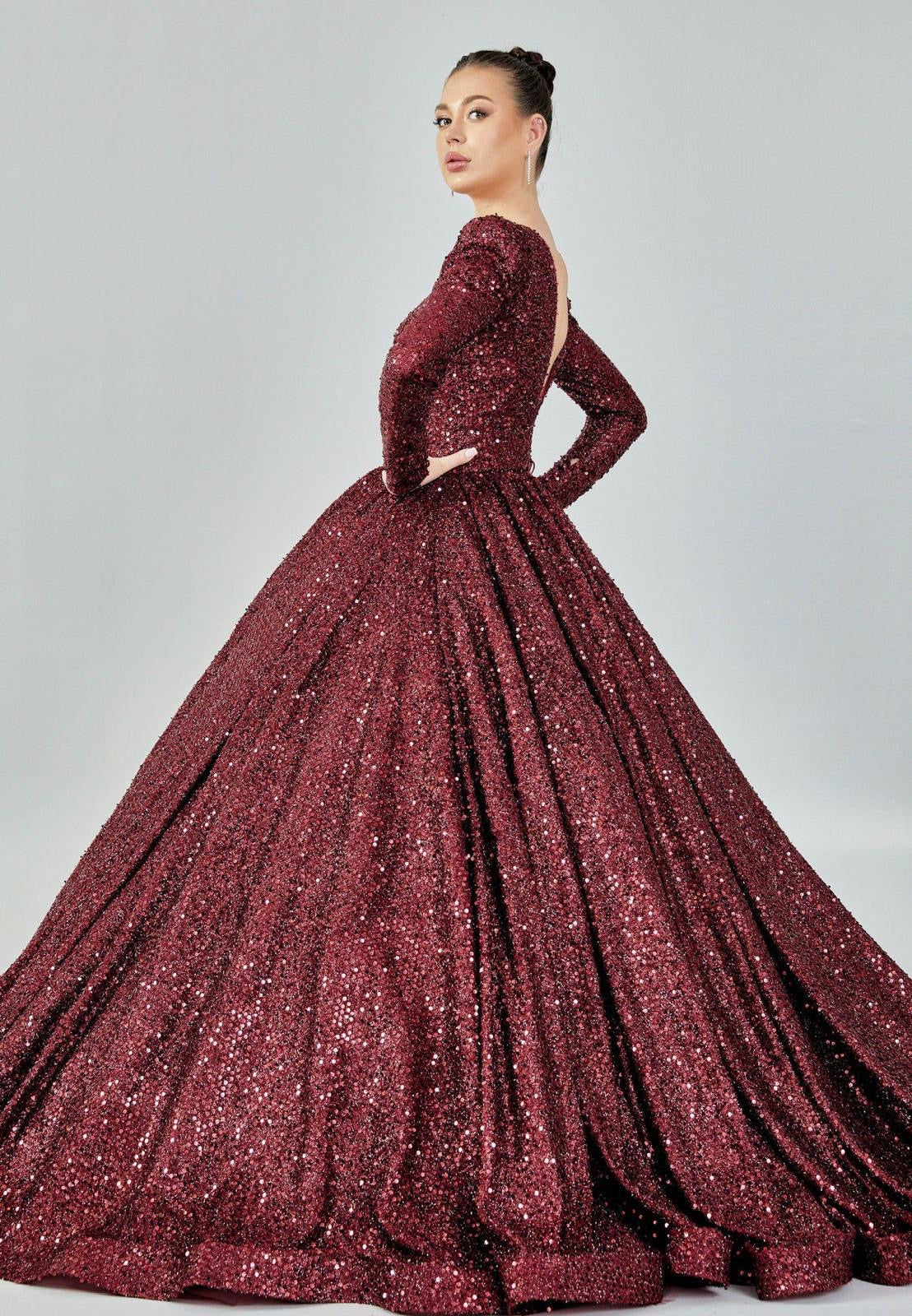 BORDEAUX QUEEN DRESS